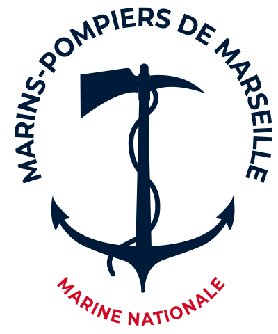 Logo Marine nationale Marins pompiers de Marseille